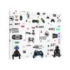 Playing Gaming Controller Game Video Teen 3 Gang Decorator Light Switch Cover Triple Toggle Wall Plate Funny Man Kid Boy Bedroom Gamer Playroom Outlet Cover Decorative Switchplate Electrical Faceplate view 2