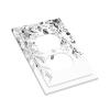 Black and White Eucalyptus Grey Leaves 1 Gang Electrical Outlet Covers Decorative Single Receptacale Device Plug Socket Wall Plate Botanical Nature Plant with Floral Bedroom Bathroom Decoration view 3