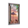 Tropical Summer Beach Sunset 1 Gang Light Switch Cover No Decive Blank Wall Plate Decorative Switchplate for Bathroom Home Bedroom Decorate 5" x 3 Oversize view 2
