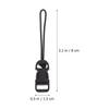 ARTIBETTER Quick Release Camera Strap Buckles Qd System Connector Loop Clips for Camera Strap Connectors 4 Buckles and 4 Triangular Sleeve Rings Easy Install Photography Accessory view 2