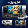 Podofo 10.1"" Radio for Honda 2006 2007 2008 2009 2010 2011 Car Stereo with Mirror Link, HD Digital Screen Car Radio Support Bluetooth/GPS/WiFi/Dual USB/FM Radio/SWC/Multiple UI+ Rear Camera view 2