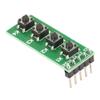 4 Button Key Module, Universal 4 Key Push Button Switch Module Keyboard Board for DIY Accessory Kit view 4