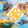 AngleKai 4 Pack Waterproof Camera Floats, Floating Camera Strap, Portable Waterproof Float Strap for Underwater Floating Wrist Strap (Yellow) view 2