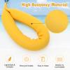 AngleKai 4 Pack Waterproof Camera Floats, Floating Camera Strap, Portable Waterproof Float Strap for Underwater Floating Wrist Strap (Yellow) view 3