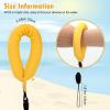 AngleKai 4 Pack Waterproof Camera Floats, Floating Camera Strap, Portable Waterproof Float Strap for Underwater Floating Wrist Strap (Yellow) view 4