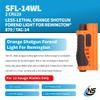 Nightstick SFL-14WL Shotgun Forend Light - 1200 Lumens Forend Light for Remington 870 - IP-X7 Waterproof Impact & Chemical Resistant - 2 CR123 Batteries - Less Lethal Orange view 2