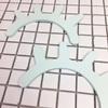 2pcs Sleepy Eyes Wall Decor, Eyelash Wall Decoration Wooden Eyelash Wall Stickers Wooden Decal Props for Christmas Decor Nursery Baby Room Kids' Bedroom Wall Art (Light Green) view 1