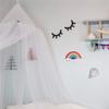 2pcs Sleepy Eyes Wall Decor, Eyelash Wall Decoration Wooden Eyelash Wall Stickers Wooden Decal Props for Christmas Decor Nursery Baby Room Kids' Bedroom Wall Art (Light Green) view 4