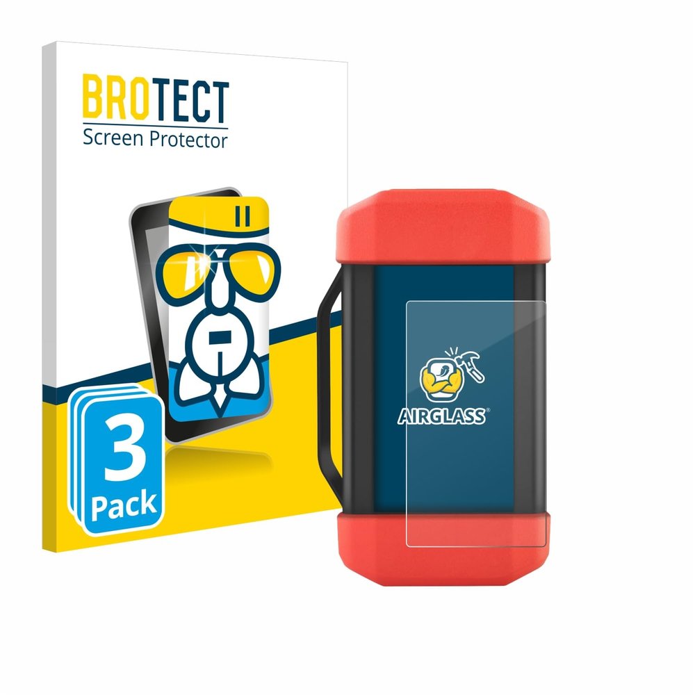 brotect Glass Screen Protector Film Compatible with Launch SRDs SmartLink (3 Pack) - Glass-Foil 9H Protection [Scratch Resistant, High Clarity]