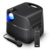 ION Portable Outdoor 720P HD LED Projector with Bluetooth, 70W Speakers, Microphone and Rechargeable Battery for Movie and Karaoke Evenings  USB and HDMI Connections view 1
