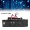5.25 Inch Trayless Mobile Rack, 3Gbps Stainless Steel Internal SATA Hard Drive Mobile Rack for 3.5" SATA III HDD into 5.25 Inch PC Bay view 4
