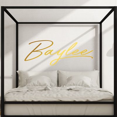 Name Wall Decal Sticker Custom Name Wall Decal Girls Room Boys Room (351) - Personalized Name Wall Decal Nursery Decal - Baby Monogram Vinyl Wall Art (42" Wide x 16" high)
