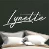 Name Wall Decal Sticker Custom Name Wall Decal Girls Room Boys Room (351) - Personalized Name Wall Decal Nursery Decal - Baby Monogram Vinyl Wall Art (42" Wide x 16" high) view 2