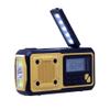 Kaito Voyager KA368 Digital Emergency Radio - AM/FM NOAA Weather Alert 4-Way Powered Solar Crank Radio Receiver with LED Flashlight and USB 4,000 mAh Mobile Phone Charger (Yellow) view 4