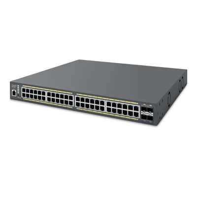 EnGenius Cloud Managed [ECS1552P] 48-Port Gigabit PoE+ Switch with 4 SFP+ Ports 3 Layer Supported 410 W PoE Budget