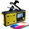 Kaito Voyager KA368 Digital Emergency Radio - AM/FM NOAA Weather Alert 4-Way Powered Solar Crank Radio Receiver with LED Flashlight and USB 4,000 mAh Mobile Phone Charger (Red) view 3