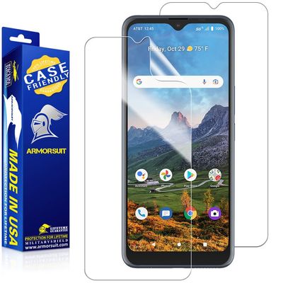 [2 Pack] ArmorSuit MilitaryShield Screen Protector Designed for AT&T Radiant Max 5G ONLY (6.8 inch) [NOT for 6.5 inch Version] Case Friendly HD Clear Film - Made in USA