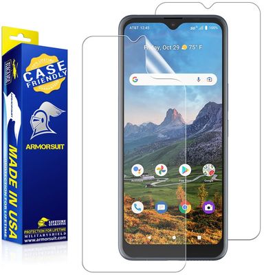 [2 Pack] ArmorSuit MilitaryShield Anti-Glare Screen Protector Designed for AT&T Radiant Max 5G ONLY (6.8 inch) [NOT for 6.5 inch Version] Case Friendly Matte Film - Made in USA