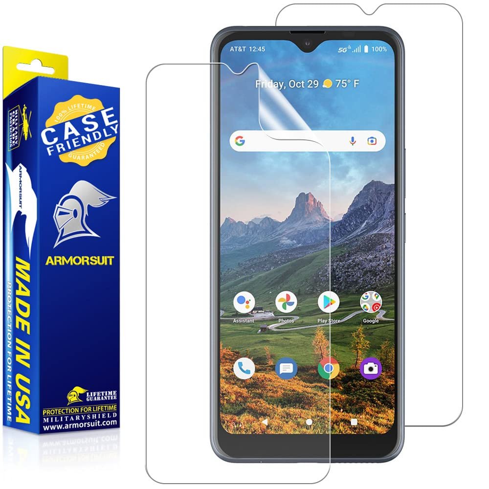 [2 Pack] ArmorSuit MilitaryShield Anti-Glare Screen Protector Designed for AT&T Radiant Max 5G ONLY (6.8 inch) [NOT for 6.5 inch Version] Case Friendly Matte Film - Made in USA