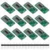DWEII 12PCS RCWL-0516 Motion Detection Sensor, Microwave Radar Sensor, Switch Module, for Arduino ESP8266 Nodemcu Wemos, for Raspberry PI, for Human Rat Cat Detector, Detection Distance 5-7m view 1