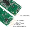 DWEII 12PCS RCWL-0516 Motion Detection Sensor, Microwave Radar Sensor, Switch Module, for Arduino ESP8266 Nodemcu Wemos, for Raspberry PI, for Human Rat Cat Detector, Detection Distance 5-7m view 3