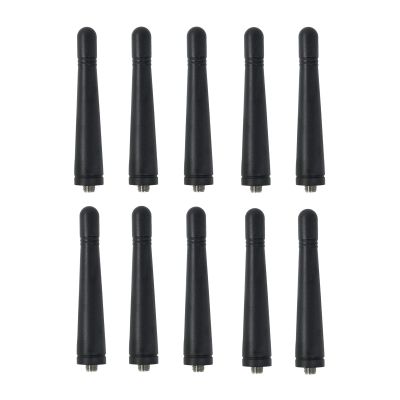 10 Pack KRA-23 UHF Stubby Antenna 400-470 MHz 3.2 Inch Replacement for NX300 NX320 NX340 NX5200 NX5400 TK-360 TK-390 TK3180 TK3300 TK3360 TK-3140 TK-3160 TK-3202 TK-3302 TK-3306 Two Way Radio