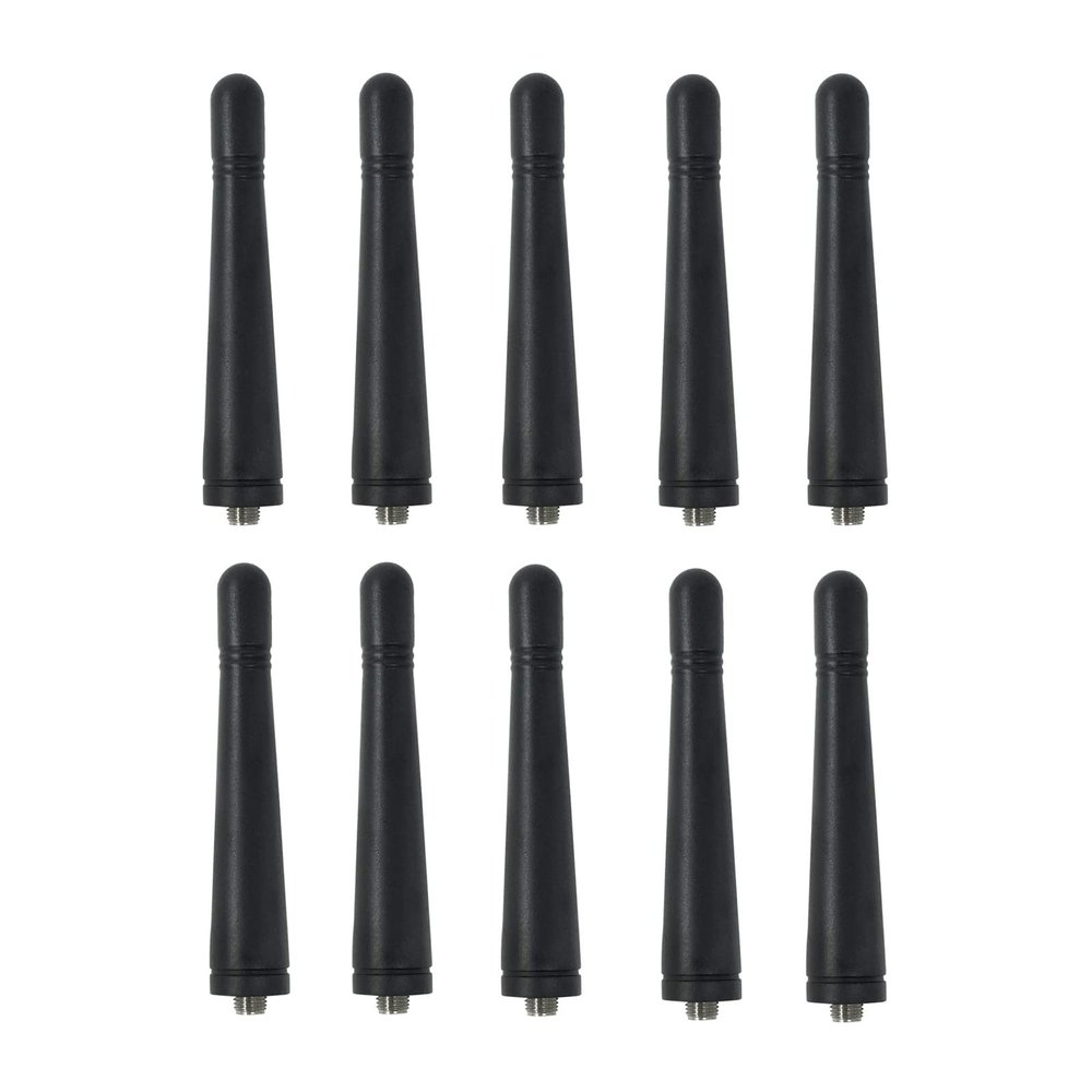 10 Pack KRA-23 UHF Stubby Antenna 400-470 MHz 3.2 Inch Replacement for NX300 NX320 NX340 NX5200 NX5400 TK-360 TK-390 TK3180 TK3300 TK3360 TK-3140 TK-3160 TK-3202 TK-3302 TK-3306 Two Way Radio