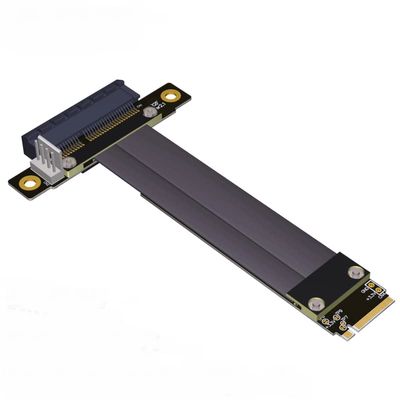 QJJ M.2 NVMe to PCI Express x4 Extender Adapter Jumper for GPU Graphics Video Cards 90 270 180 Degree (15cm, R42SF)