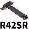 QJJ M.2 NVMe to PCI Express x4 Extender Adapter Jumper for GPU Graphics Video Cards 90 270 180 Degree (10cm, R42DF) view 4