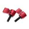 CAMVATE M5 Rotating Knob Adjustable Thumb + Cold Shoe Mount + 15mm Single Rod Clamp with NATO Rail view 2