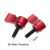 CAMVATE M5 Rotating Knob Adjustable Thumb + Cold Shoe Mount + 15mm Single Rod Clamp with NATO Rail view 3