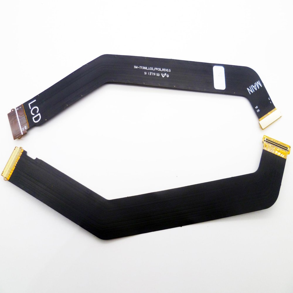 2X LCD Connection Connector Screen Flex Cable Replacement Compatible with Samsung Galaxy Tab S7 FE 2021 T730 T736 12.4 inch Tablet