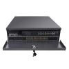 16 Gauge Heavy Duty DVR/NVR Security Lock Box with Cooling Fan  21 x 21 x 8 (Black)  Wall or Floor Mount for Enhanced Protection (Note: 189 Characters) view 1