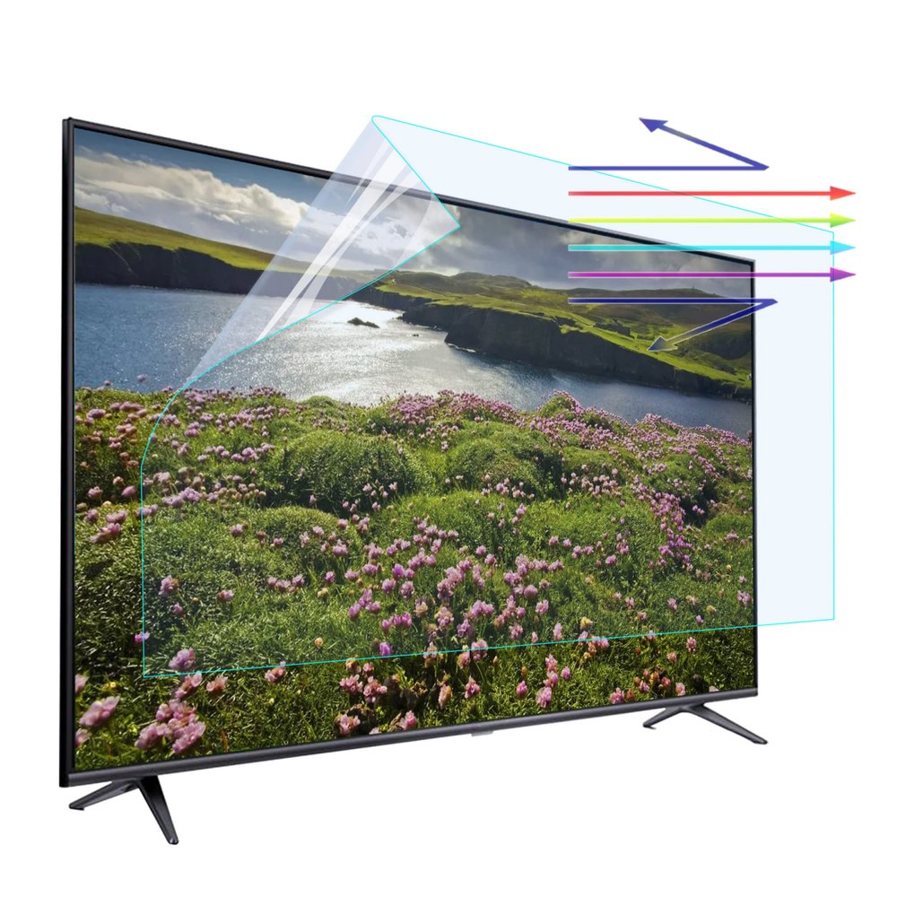 JC JCSKY Anti Blue Light TV Screen Protector, Anti Blue Light/Anti Glare/Anti Scratch Film Make The Light Soft Relieve Eye Strain / 60in 1327x749mm