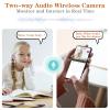 WiFi Light Bulb Camera Wireless 1080P Smart Dome Security Cameras 360 Degree Panoramic Cam Home Surveillance Camera System with Night Vision Motion Detection and Alarm view 4