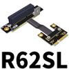 QJJ Mini-pcie to PCI Express 3.0 x4 Extender Adapter Turn 180 90 270 Degree (30cm, R62SR) view 3