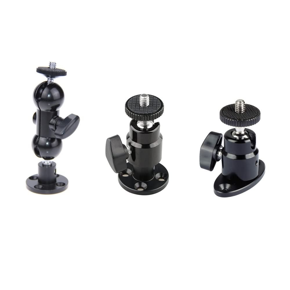 CAMVATE Photography Photo Studio Video Wall Ceiling Mount + Photography Photo Studio Video Wall Ceiling Mount + 1/4"-20 Mini Ball Head with Ceiling Mount