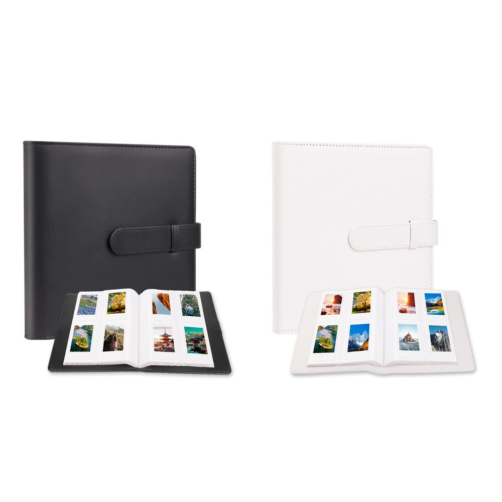 2 Pcs 256 Photos Album for Fujifilm Instax Mini Camera/Polaroid 2x3 Pictures, 2x3 Photo Album Book for Fujifilm Instax Mini 11 9 90 70 40 8 Instant Camera, Polaroid Snap PIC-300 Z2300 Camera