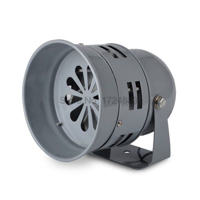 Metal Mini Motor Siren MS-290 12V 24V 220V Automotive Air Raid Siren Car Truck Motor Driven Alarm Small Motor Buzzer - (Speed(RPM): 12V)