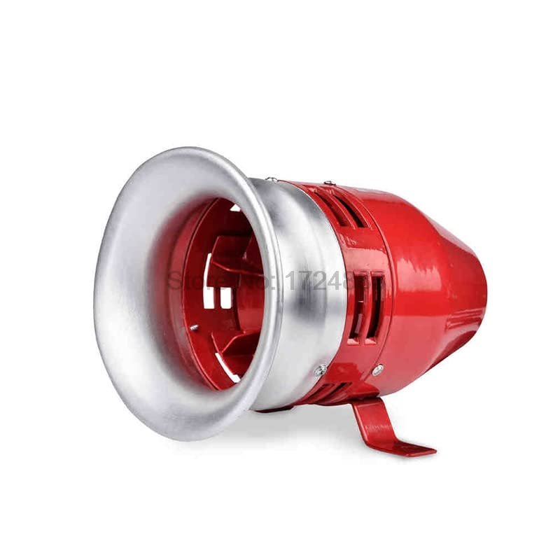 Heavy Duty Motor Siren MS-390 12V 24V 220V Automotive Air Raid Siren Car Truck Motor Driven Alarm Small Motor Buzzer - (Speed(RPM): 24V)