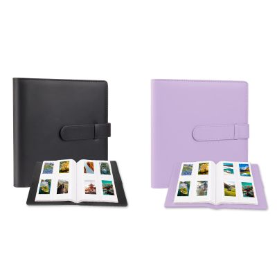 2 Pcs 256 Photos Album for Fujifilm Instax Mini Camera/Polaroid 2x3 Pictures, 2x3 Photo Album Book for Fujifilm Instax Mini 11 9 90 70 40 8 Instant Camera, Polaroid Snap PIC-300 Z2300 Camera