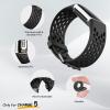 6 Pack Band Compatible with Fitbit Charge 5 Bands Women Men - Breathable Sport Band Soft Waterproof Replacement Wristbands Strap for Fitbit Charge 5 Advanced Fitness Tracker, 3 Pack view 4