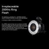 Godox R200 Macro Ring Flash Head for Godox AD200 Pro Godox AD200 Pocket Flash,5800200K 200Ws High Power for Outdoor Portrait Shooting Wedding Shooting,Fashion Photography,Jewelry Photography,Ect view 3