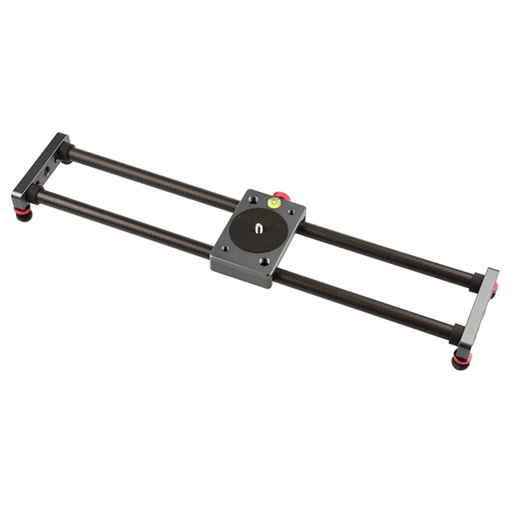 16inch Mini Carbon Fiber Rail Rods, Table Top Video Camera Slider for Handphone DSLR Up to 5kg