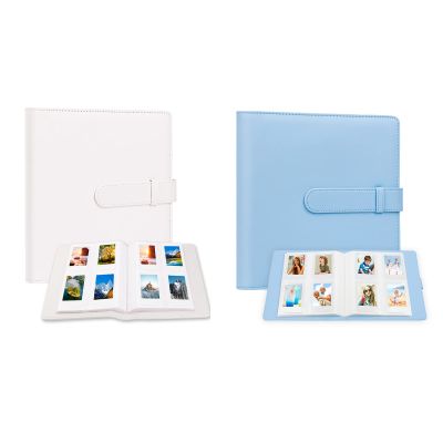 2 Pcs 256 Photos Album for Fujifilm Instax Mini Camera/Polaroid 2x3 Pictures, 2x3 Photo Album Book for Fujifilm Instax Mini 11 9 90 70 40 8 Instant Camera, Polaroid Snap PIC-300 Z2300 Camera