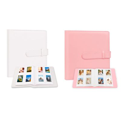 2 Pcs 256 Photos Album for Fujifilm Instax Mini Camera/Polaroid 2x3 Pictures, 2x3 Photo Album Book for Fujifilm Instax Mini 11 9 90 70 40 8 Instant Camera, Polaroid Snap PIC-300 Z2300 Camera