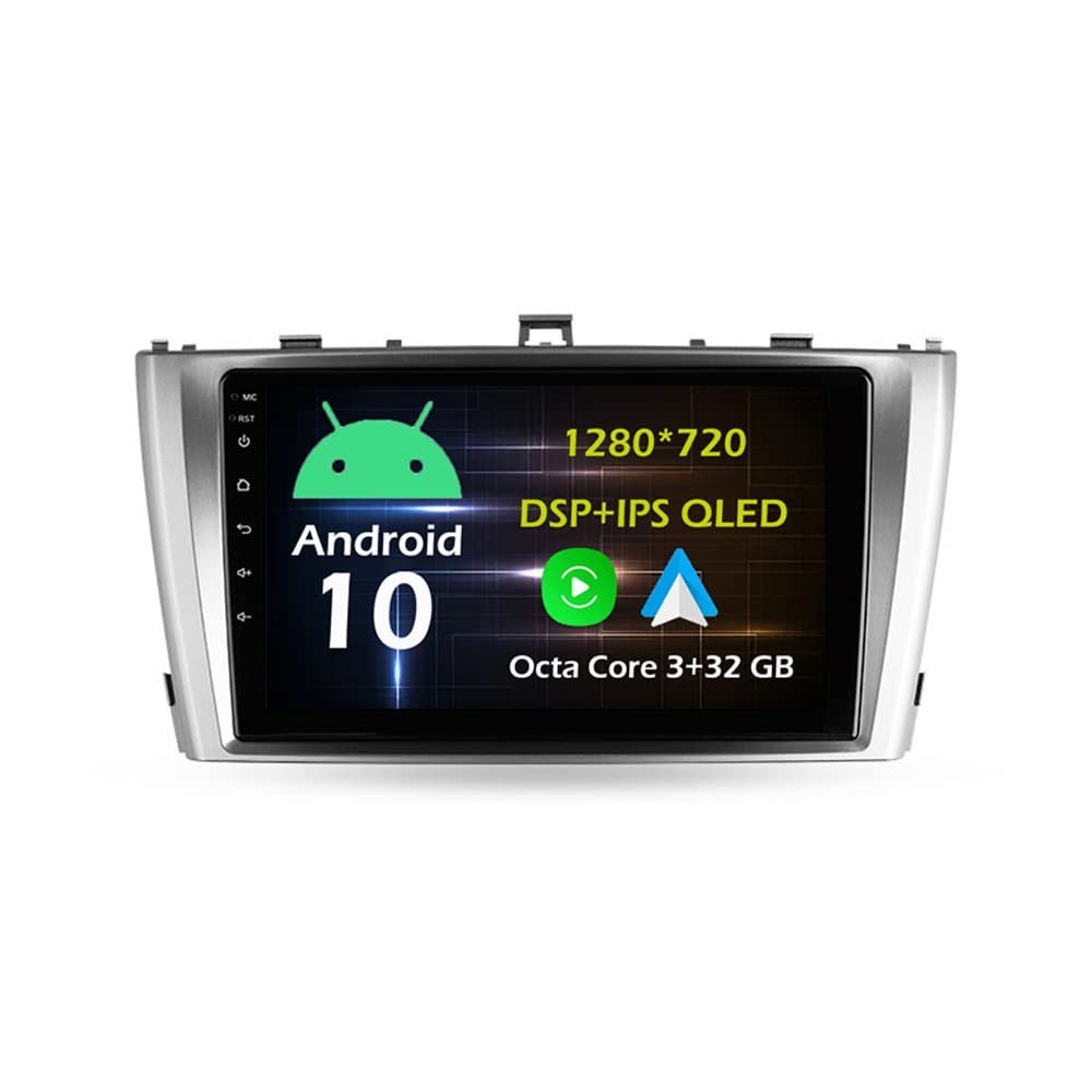 Bestycar 9''Android Car Stereo Radio for Toyota Avensis 3 2008-2015 Octa Core Android 13 Touchscreen Headunit Support GPS Navigation Carplay Android Auto Bluetooth SWC DSP USB AHD Backup Camera-3+32