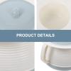 Cabilock Reusable Chamber Pot Potty Urine Plastic Bedroom Urinal Pee Pot Bucket Portable Toilet Spittoon with Lid for Home Hospital Kids Adults Elderly Pregnant Car Travel Use Light Blue view 4
