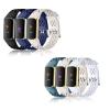 6 Pack Band Compatible with Fitbit Charge 5 Bands Women Men - Breathable Sport Band Soft Waterproof Replacement Wristbands Strap for Fitbit Charge 5 Advanced Fitness Tracker, 3 Pack view 1
