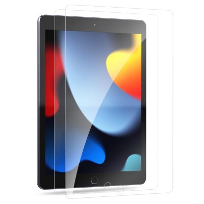 XunyLyee Screen Protector for iPad 9th 8th 7th Generation 10.2 Inch Tempered Glass Film, (2021/2020/2019 Model) , 9H Hardness, Anti-Scratch [2 Pack]